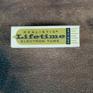 Realistic Lifetime Gold Clad Electron Tube 6FQ7 6CG7 Tube